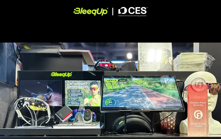 原創AI眼鏡是噱頭還是真實用？BleeqUp在CES2026上給出了答案