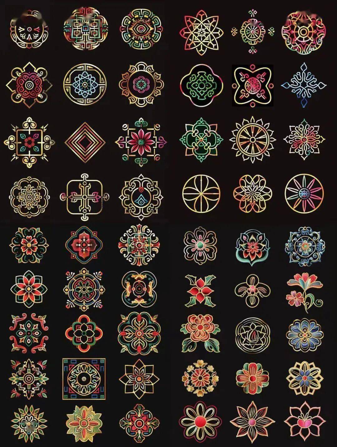 國風古韻-刺繡紋飾紋樣圖案設計分享!