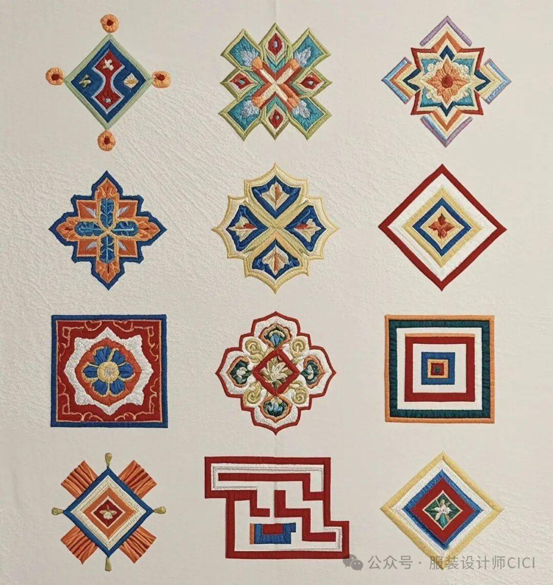 國風古韻-刺繡紋飾紋樣圖案設計分享!