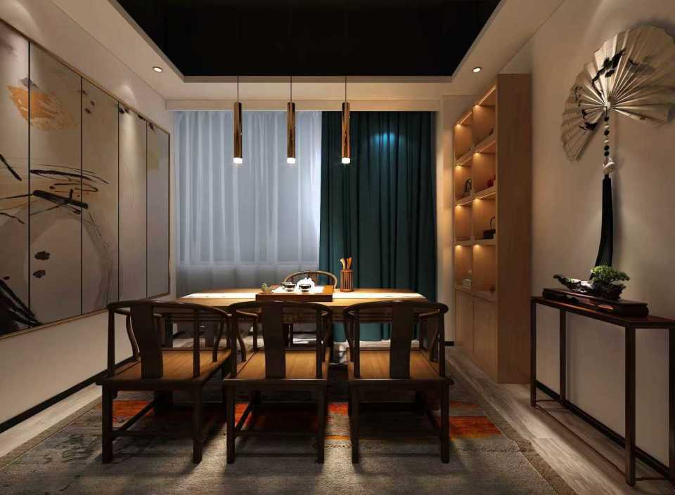 陝西茶樓裝修設計，陝西商務茶館裝修施工，茶樓裝修要點有哪些